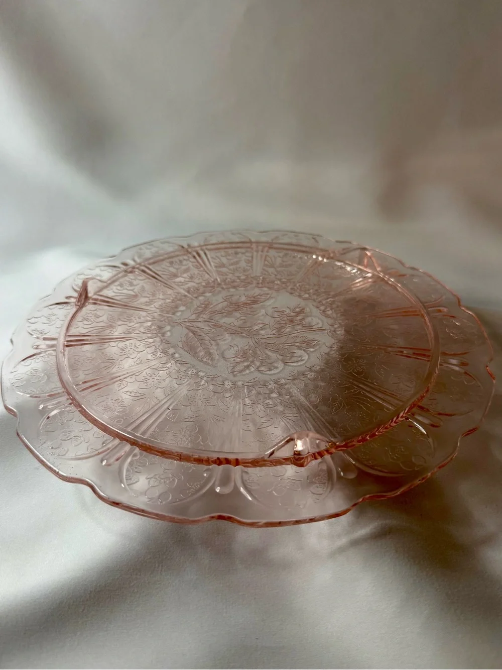 Jeannette Glass - Vintage Cake Plate